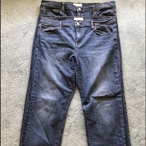 2 pair ladies jeans by Gap